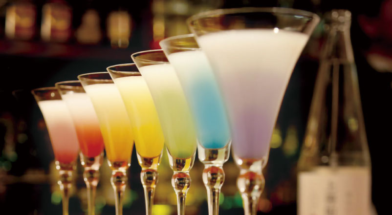 お好みに合わせたカクテル